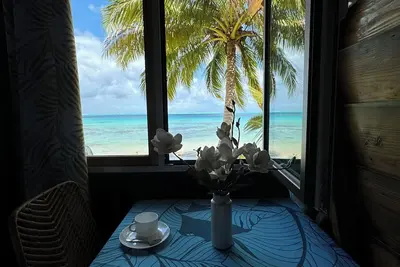 Image de Polynesian Beach Front Villa Breathtaking views of the Turquoise Lagoon