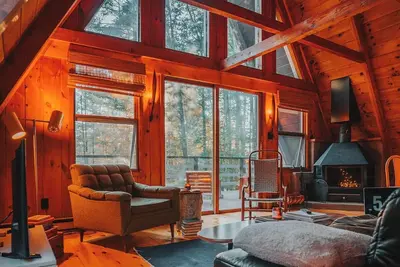 Image de A-frame w/ sauna near Whiteface & Lake Placid, Ny\n\n