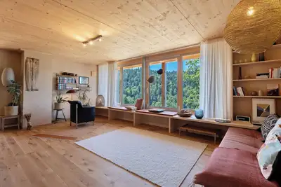 Image de Appartement 'Ferienwohnung Am Stadtwald' avec vue sur les montagnes, terrasse privée et Wi-Fi