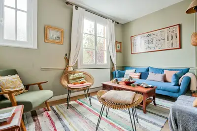 Image de 50m de la plage du Prieuré - Maison pour 6