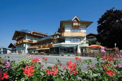 Image de appartement de vacances avec vue sur la montagne