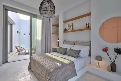 Image de Amazing Paros Villa | Villa Althea | 5 Bedrooms | 3 Private Swimming Pools & Stunning Sea Views | Close to Naousa Town | Modern Chic Design | Kostos