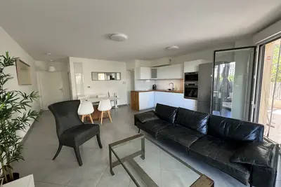 Image de Spacieux appartement, Plein centre 3mn a pied Gare St Roch, Terrasse Parking