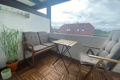 Image de Maisonette-wohnung mit Schönem Balkon in Deichnähe