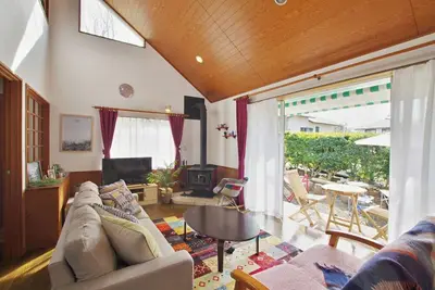 Image de house with wood stove / Izu Shizuoka