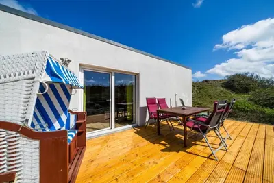 Image de Appartement 'Ferienwohnung Austernfischer' avec vue sur la mer, terrasse privée et Wi-Fi