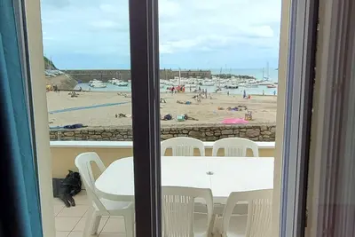 Image de Appartement \"La Plage Plouha\" avec vue sur la mer, terrasse privée et Wi-Fi