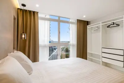 Appartement de vacances 'Luxury Loft Mar Y Sol 2' avec vue sur la mer, piscine partagée et Wi-Fi