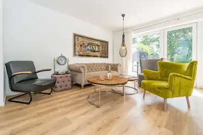 Image de Beach Lounge - Neu! Westerland, Ruhige Lage, 120 m², für 5 Personen, mit Haustier und Garten