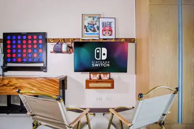Image de 1Up Mario Retreat with Private Cinema and Game Console