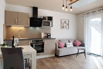 Image de Appartement \"Schwäbische Alb 2\" avec terrasse privée, jardin partagé et Wi-Fi