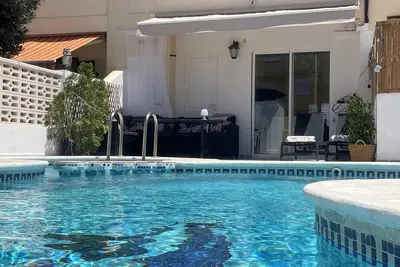 ¡casa a pie de Playa con Piscina Privada!