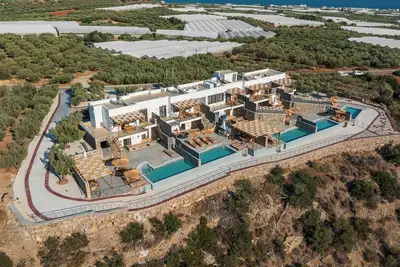 Image de Charming 2-bedroom villa with Ac, WiFi in superb Makry Gialos
