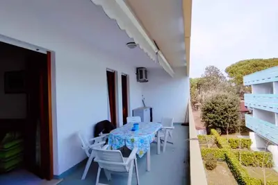 Appartement de vacances avec balcon et climatisation