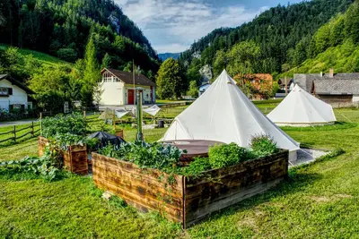 Image de Wild Glamping in the Vienna Alps - “Rax plateau“ view