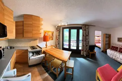 Image de Appartement 4 couchages tout confort situé sur les pistes à Risoul