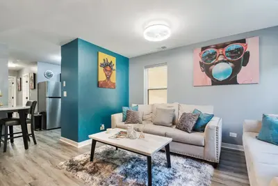 Image de Chic 2-bedroom apartment in vibrant Chicago with Ac, WiFi