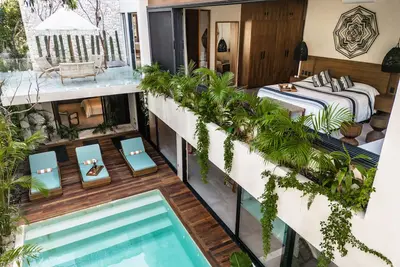 Image de Luxury Villa For 10 Roof-Top with Infinitum Pool-Lounge Areas-4 Bedrooms-5Beds