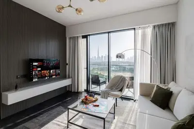 Image de Stylish 1br with Dubai Skyline & Burj Khalifa View