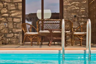 Image de Amazing Karpathos Apartment | Apartment Xi | 1 Bedroom | Private Veranda with Outdoor Furniture | Shared Swimming Pool | Shared Seating Area with Stunning Sea Views | Michaliou Kipos