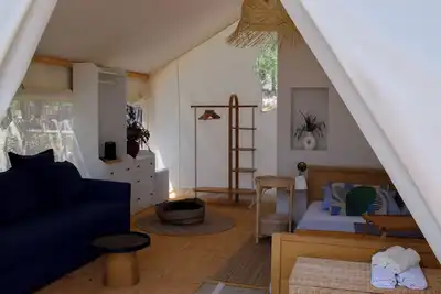 Oblun Eco Resort-Glamping Tent for 4, Lake Skadar