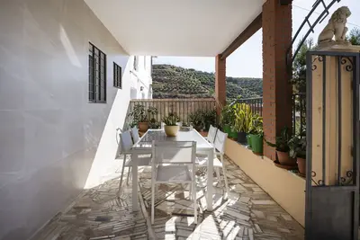 Image de Maison de vacances 'La Villa Luci' à Viñuela (Málaga) avec vue sur les montagnes et proche de la mer