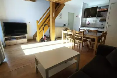 Image de T3 de 8 couchages en duplex au pied des pistes 227c