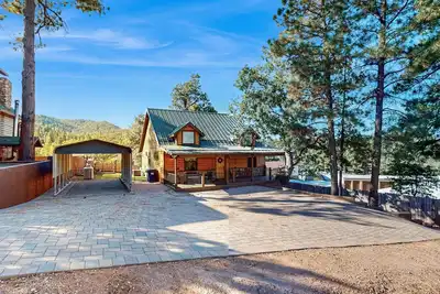 Image de Charming cabin with hot tub near the Gila National Forest