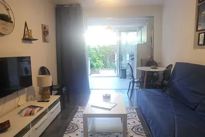 Image de Studio cabine cosy 4 personnes, jardin privatif, proche plage