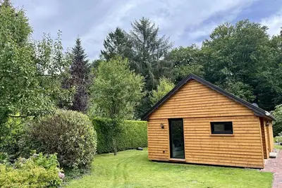 Image de Vacation home \"Blockhaus am Waldrand\" - vacation home, shower and bath, Wc