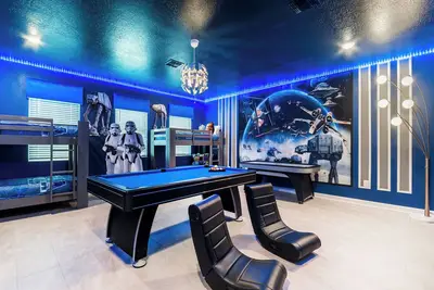 Image de SuperbStarWarRoom/PrivatePool/Spa/Game Tables 10br 21058