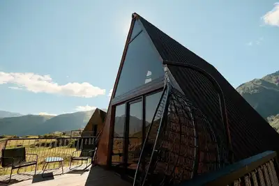 Outside Kazbegi \n\nCabin 2