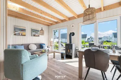 Image de Lütt Huus Fiena - Sauna, Bathtub, Shower, Fireplace, Terrace, 2 Parking Spaces