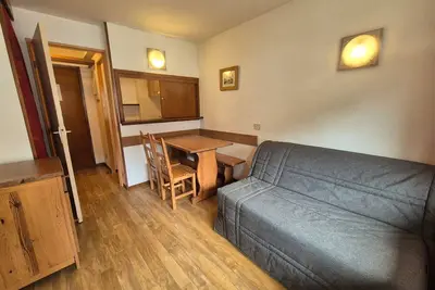Image de Studio cabine rénové 4 pers au pied des pistes avec balcon - Tignes Val Claret