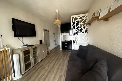 Image de Charmant studio La Grande Motte avec balcon et vue