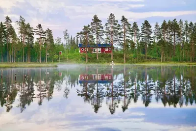 Image de Luxury Off Grid cottage with WiFi and Ac in gorgeous Gävleborgs län