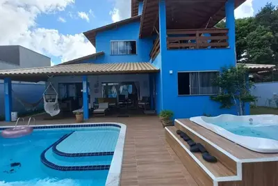 Image de Big house with 4 bedrooms, 4 1/2 bath, barbecue area, . Pool, Jacuzzi and parking