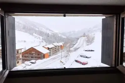 Image de Studio 4 couchages vue sur la montagne Vars St Marie