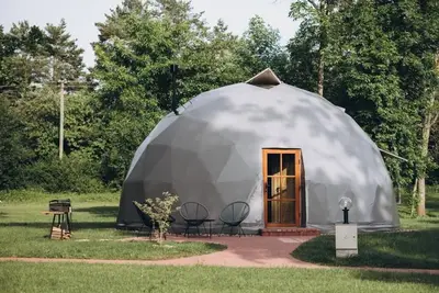 Image de Modern glamping Dome for Your exclusive vacation in the Nature, Lithuania