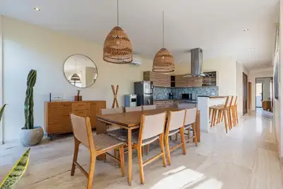 Image de Modern Boho Condo located 8 min from the Beach & 10 mins from the Tulum Strip