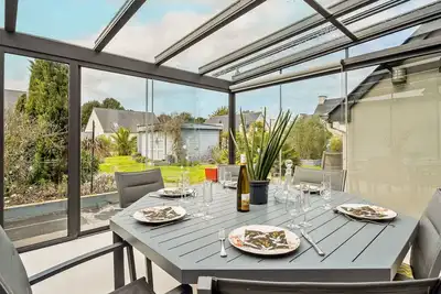 Image de Merveilleuse maison de vacances privée pour 6 personnes avec Wifi, Tv et terrasse