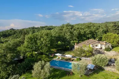 Image de Belle maison de vacances privée avec climatisation, piscine, Wifi, Tv, vue panoramique et parking