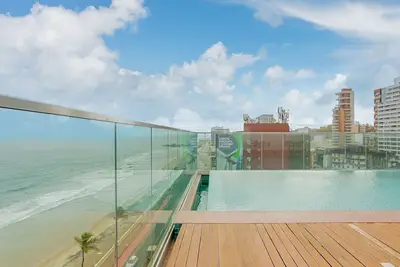 Image de Br11 Apartment with 1 Suite, Beachfront, Expresso Building 222 - Barra