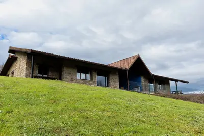 Image de Maison de campagne \"Amama\" avec vue sur les montagnes, piscine privée et jardin privé