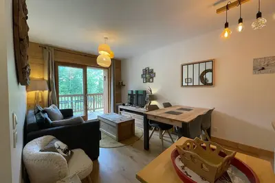 Image de Appartement 4* pour 5 pers. à Valmorel, pied de pistes, parking, balcon