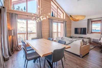 Image de Chalet 3* à Valmorel - 6 pers. - Pied de pistes, parking, wifi, prestations hôtelières