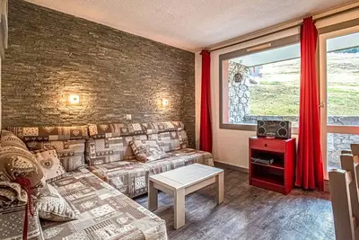 Image de Valmorel - Appartement 2 pièces avec balcon, accès pistes et animaux admis