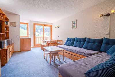 Image de Valmorel: Appt 32m², skis aux pieds, balcon, casier à skis