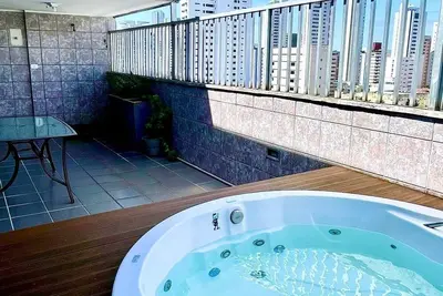 Image de Jacuzzi + Spacious 5-bedroom in charming Boa Viagem Recife
