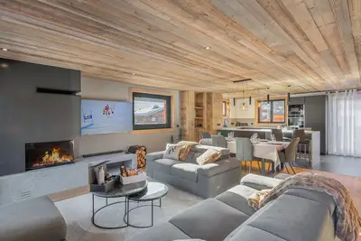 Image de Charmant appartement au centre avec sauna et balcon à Megève